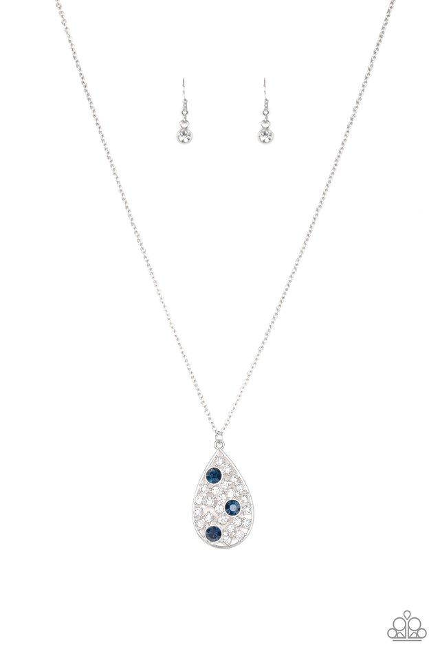 Paparazzi Necklace ~ Sparkle All The Way - Blue