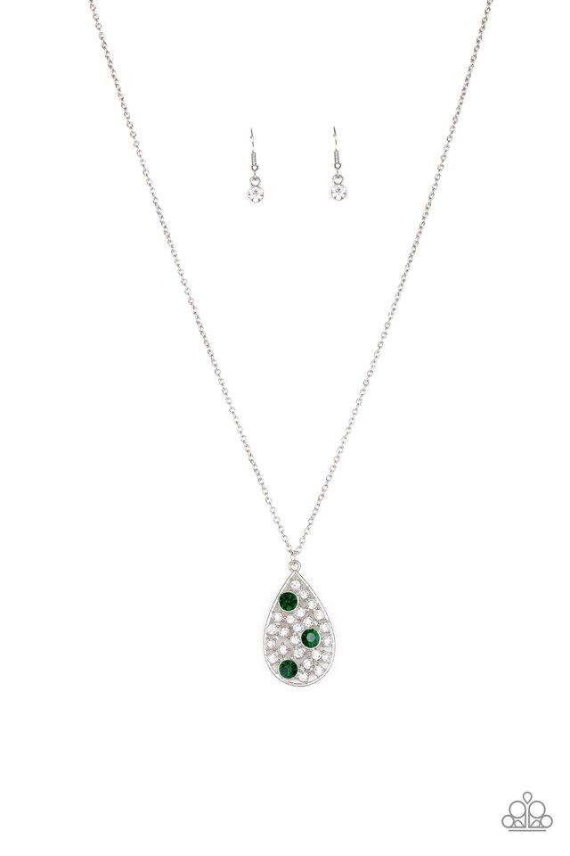 Paparazzi Necklace ~ Sparkle All The Way - Green