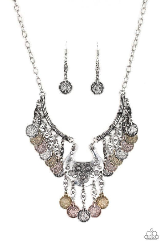 Paparazzi Necklace ~ Treasure Temptress - Multi