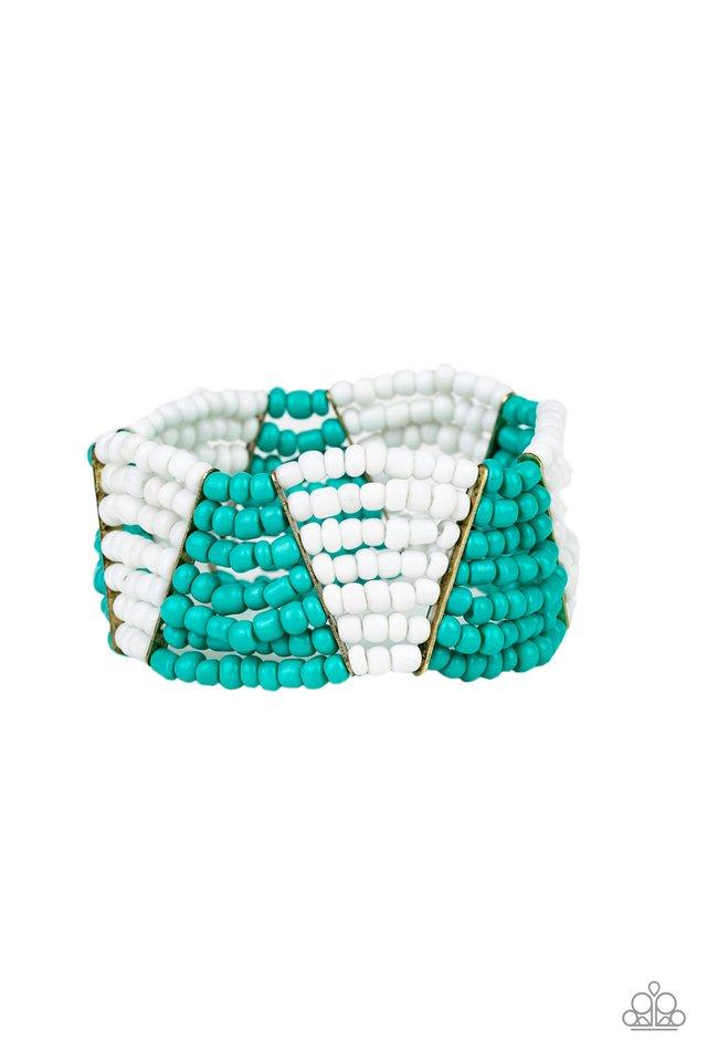 Paparazzi Bracelet ~ Outback Outing - Blue