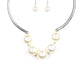 Paparazzi Necklace ~ Welcome To Wall Street - White