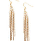 Red Carpet Bombshell - Gold - Paparazzi Earring Image