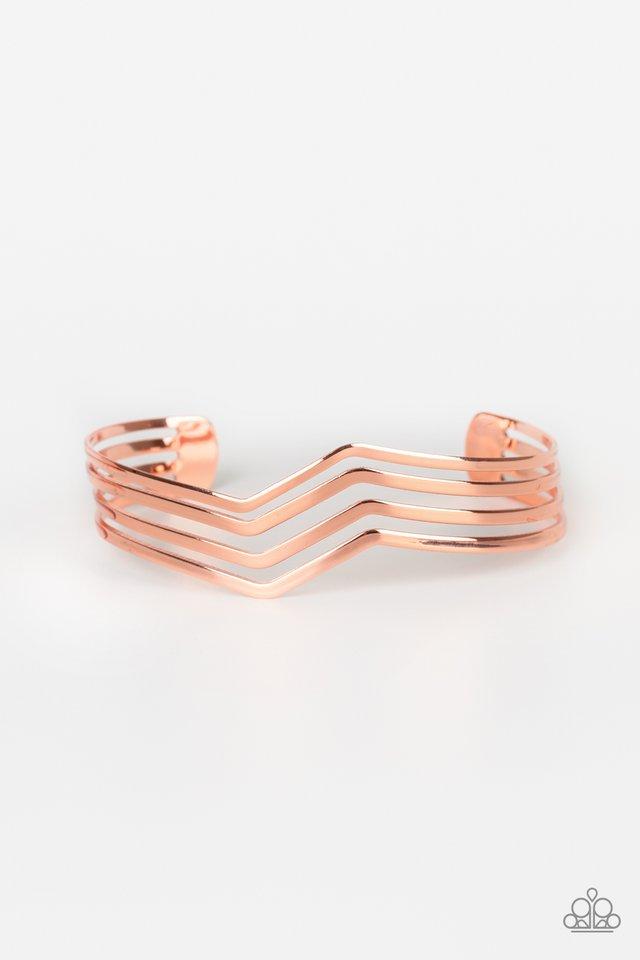 Paparazzi Bracelet ~ Waverunner - Copper