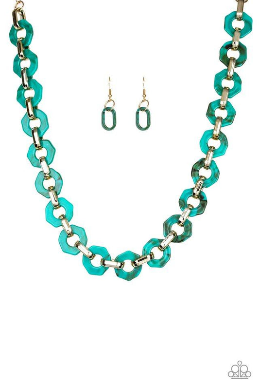 Paparazzi Necklace ~ Fashionista Fever - Blue