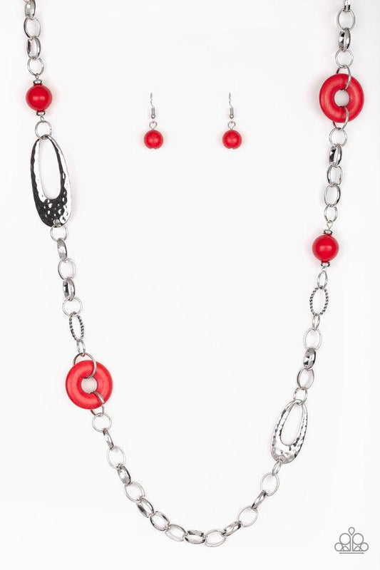 Paparazzi Necklace ~ Artisan Artifact - Red