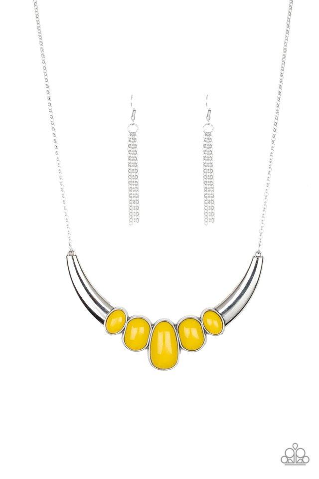 Paparazzi Necklace ~ A BULL House - Yellow