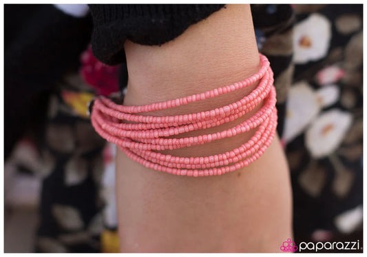 Paparazzi Bracelet ~ Could You Be More PACIFIC? - Pink