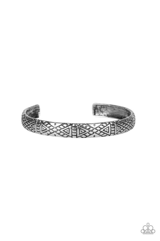 Paparazzi Bracelet ~ Power Pack - Silver