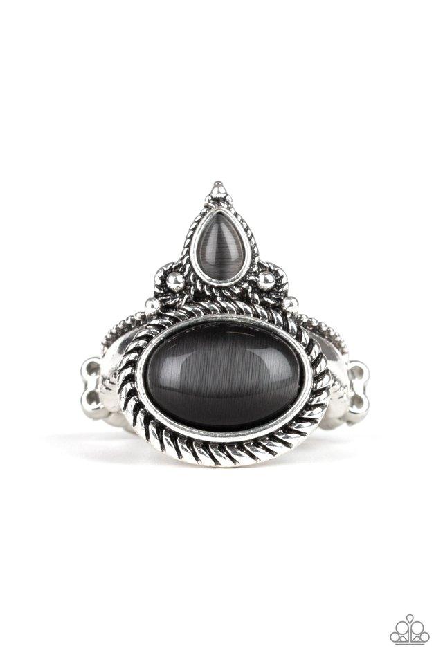 Paparazzi Ring ~ Malibu Mist - Silver