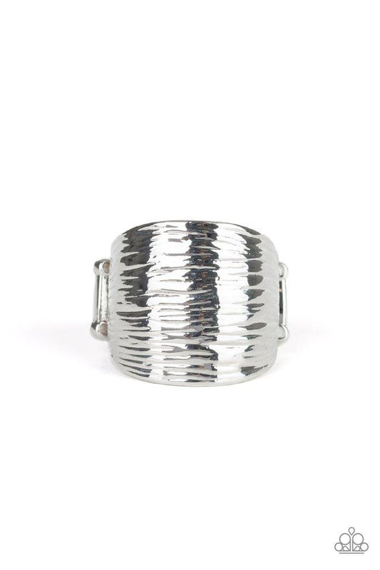 Paparazzi Ring ~ Rippling Rivers - Silver