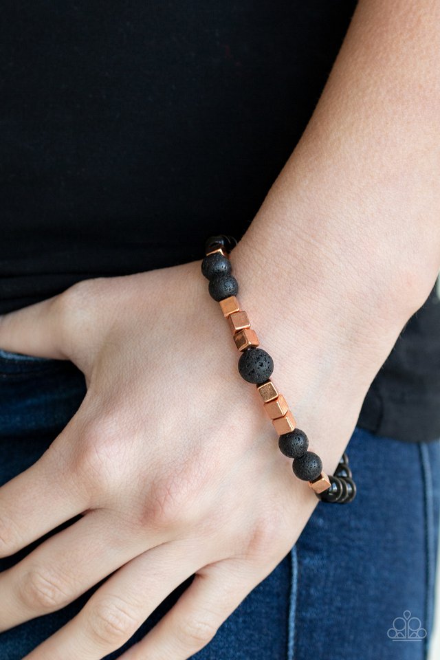 Lessons - Copper - Paparazzi Bracelet Image