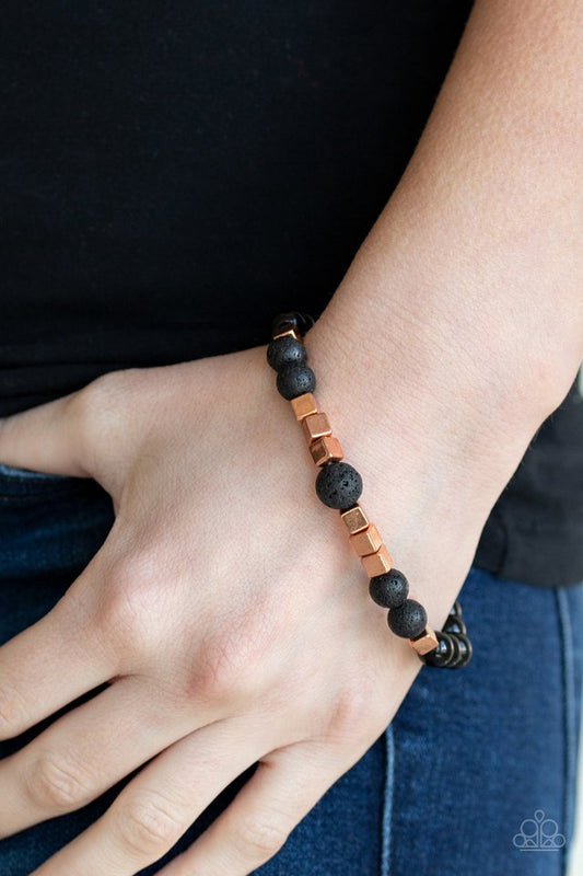 Lessons - Copper - Paparazzi Bracelet Image