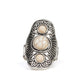 Stone Oracle - White - Paparazzi Ring Image