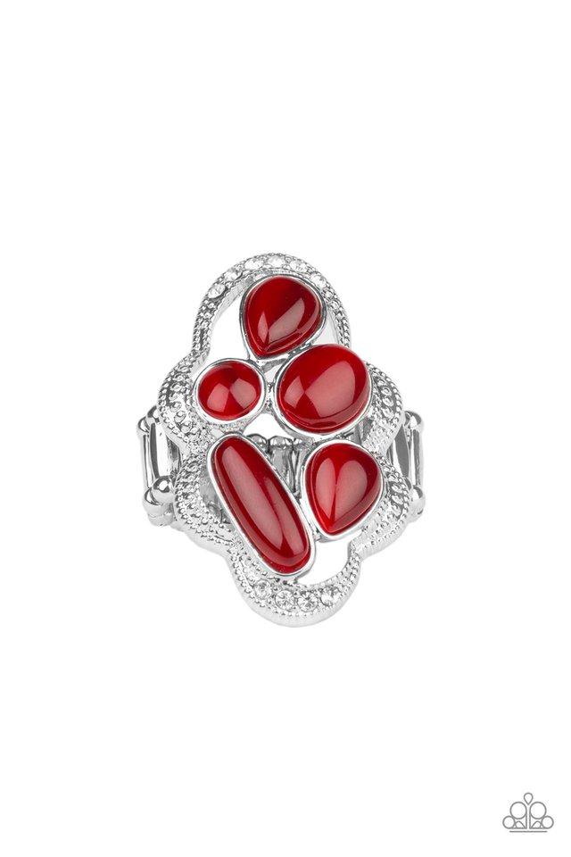 Paparazzi Ring ~ Cherished Collection - Red