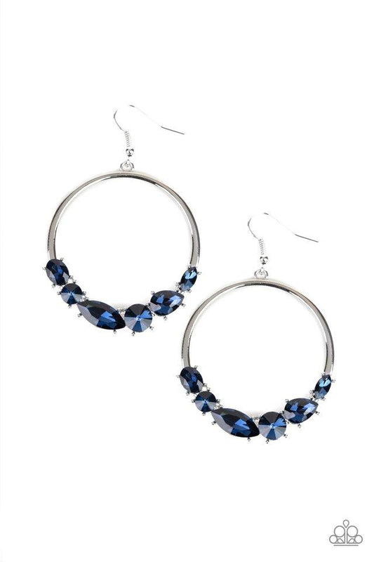 Paparazzi Earring ~ Legendary Luminescence - Blue