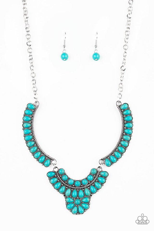 Paparazzi Necklace ~ Omega Oasis - Blue