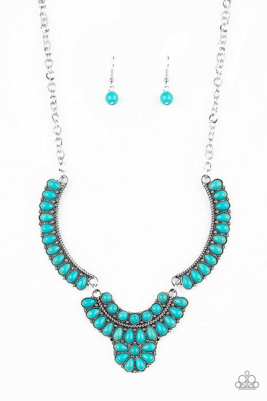 Paparazzi Necklace ~ Omega Oasis - Blue