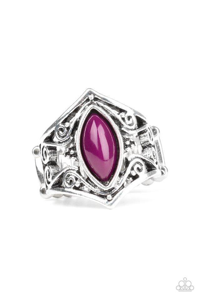 Paparazzi Ring ~ Roamin Rogue - Purple