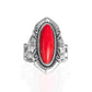 Santa Fe Serenity - Red - Paparazzi Ring Image