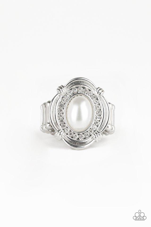 Anillo Paparazzi ~ Titanic Twinkle - Blanco