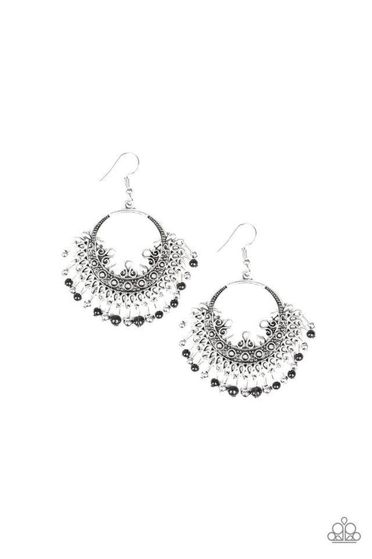 Paparazzi Earring ~ Canyonlands Celebration - Black