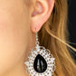 Incredibly Celebrity - Black - Paparazzi Earring Image