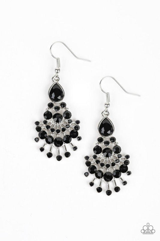 Paparazzi Earring ~ Wheres The Limo? - Black