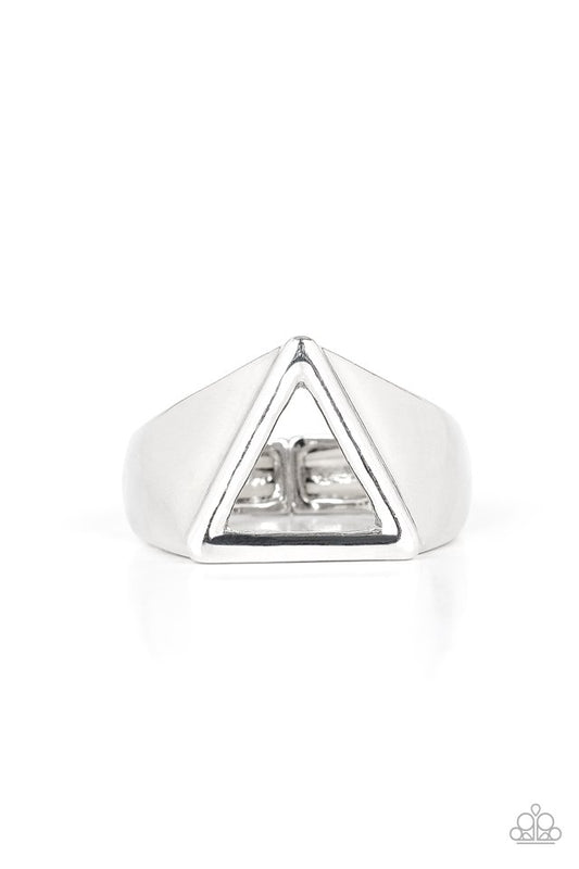 Trident - Silver - Paparazzi Ring Image