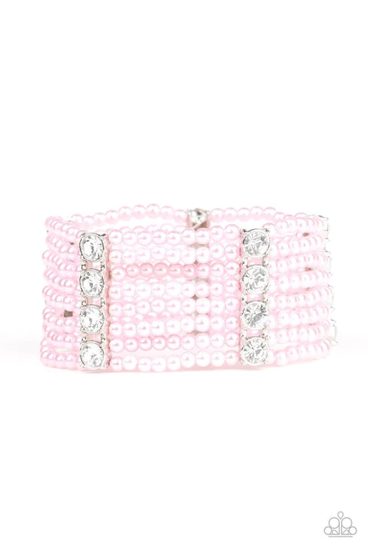 Paparazzi Bracelet ~ Get In Line - Pink