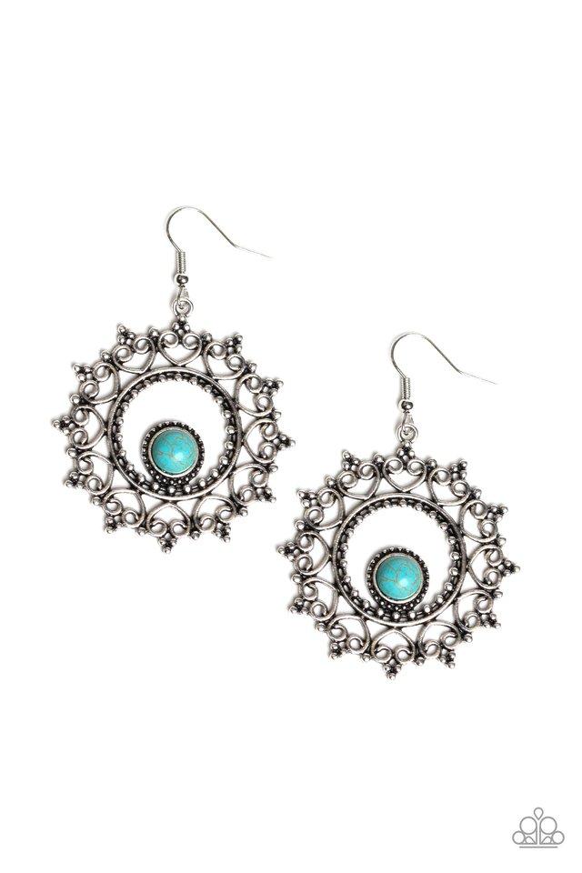 Paparazzi Earring ~ Wreathed in Whimsicality - Blue