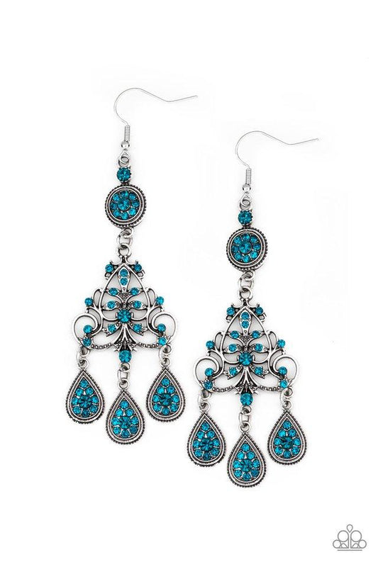 Paparazzi Earring ~ Royal Renovation - Blue