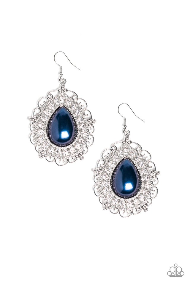 Incredibly Celebrity - Blue - Paparazzi Earring Image
