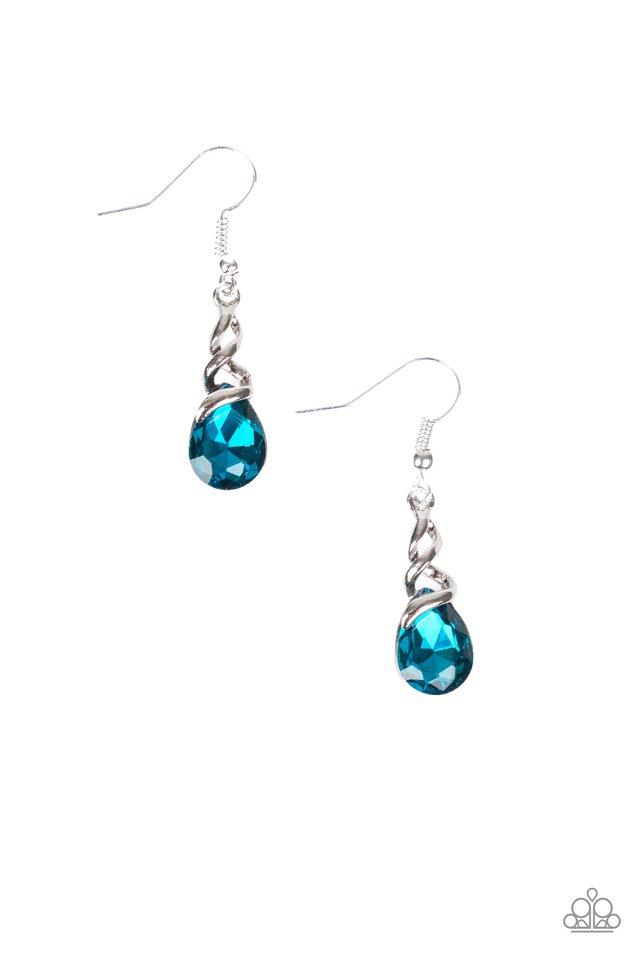 Paparazzi Earring ~ Totally Timeless - Blue