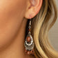 Floating On HEIR - Brown - Paparazzi Earring Image
