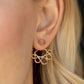 Completely Surrounded - Gold - Paparazzi Earring Image