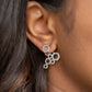 Paparazzi Earring ~ Six-Sided Shimmer - Silver