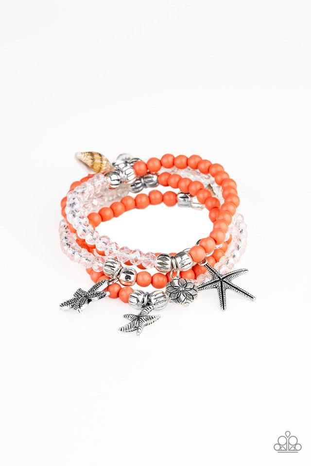 Pulsera Paparazzi ~ Ocean Breeze - Naranja