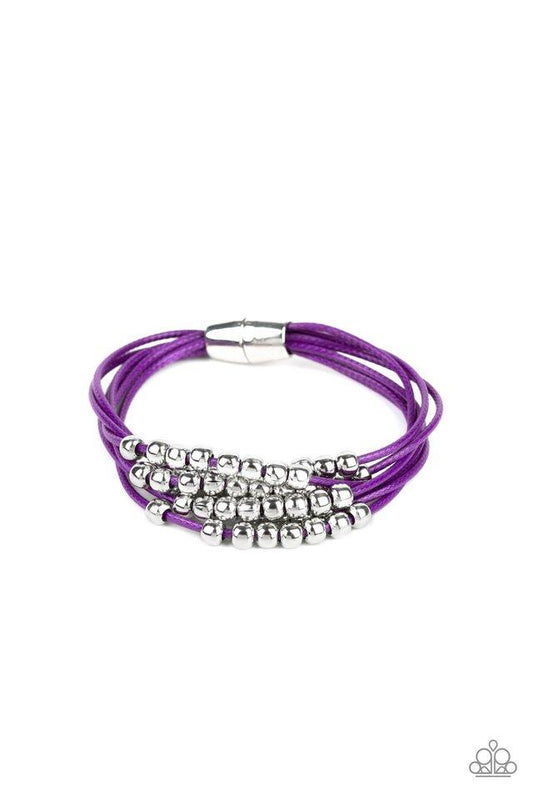 Paparazzi Bracelet ~ Mega Magnetic - Purple