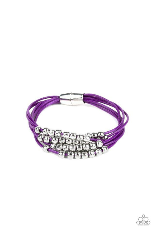 Pulsera Paparazzi ~ Mega Magnetic - Púrpura