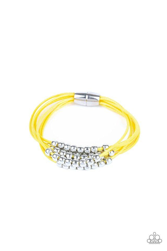 Pulsera Paparazzi ~ Mega Magnetic - Amarilla