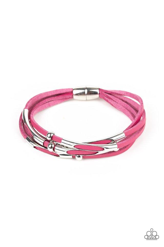 Pulsera Paparazzi ~ Magnetismo moderno - Rosa