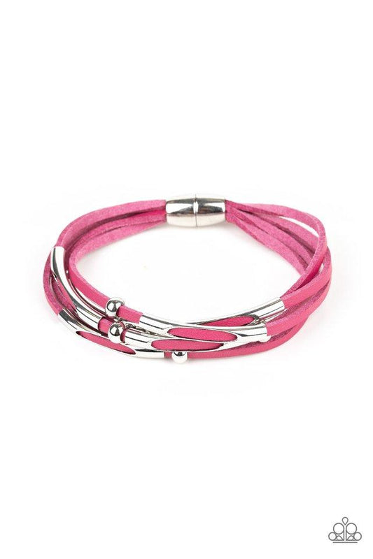 Pulsera Paparazzi ~ Magnetismo moderno - Rosa