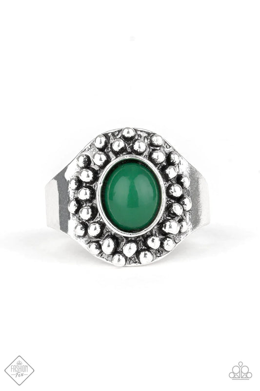 Paparazzi Ring ~ Please and Thank You  - Green