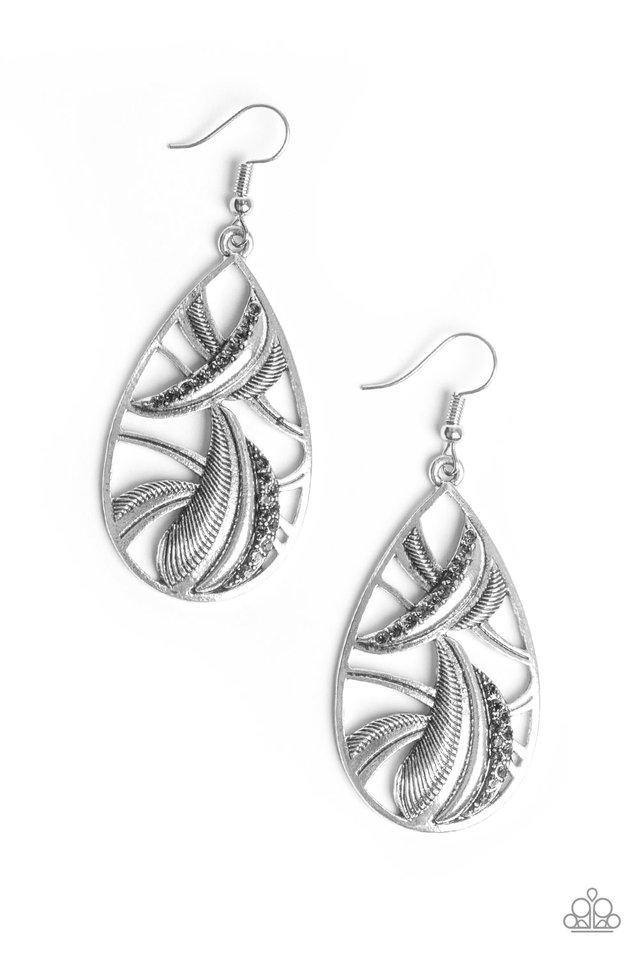 Paparazzi Earring ~ Underestimated - Silver