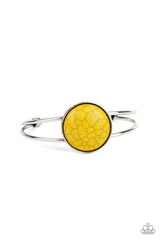 Paparazzi Bracelet ~ Sandstone Serenity - Yellow