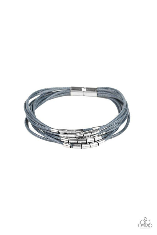 Pulsera Paparazzi ~ Lay Low - Plata