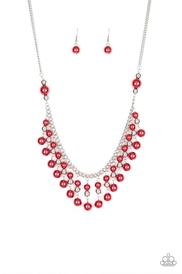 Paparazzi Necklace ~ Location, Location, Location! - Red