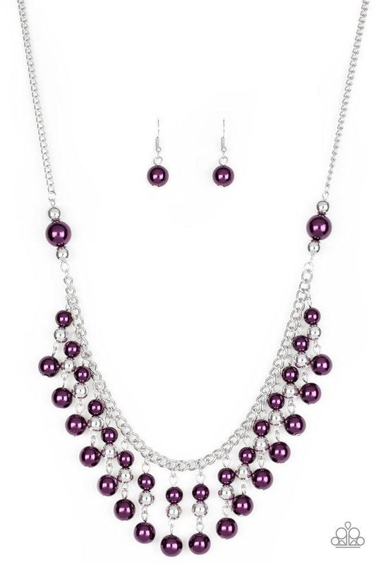 Paparazzi Necklace ~ Location, Location, Location! - Purple