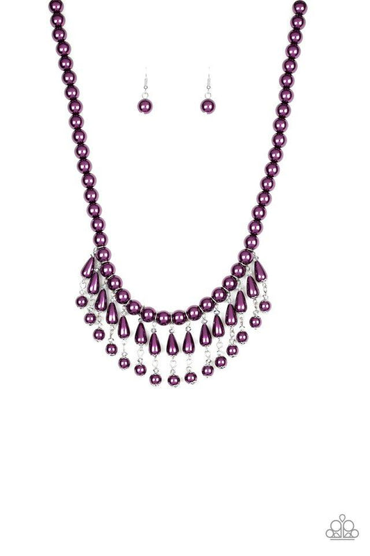 Paparazzi Necklace ~ Miss Majestic - Purple