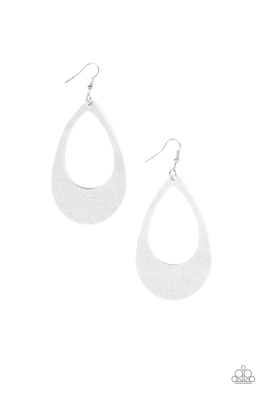 Paparazzi Earring ~ What a Natural - Silver